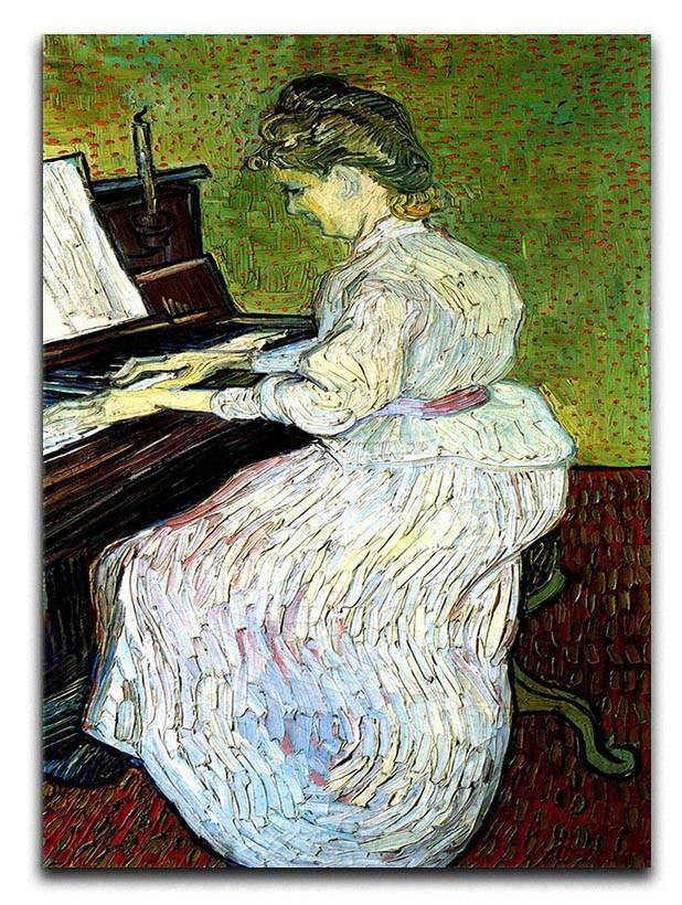 Marguerite Gachet at the Piano by Van Gogh Canvas Print & Poster  - Canvas Art Rocks - 1