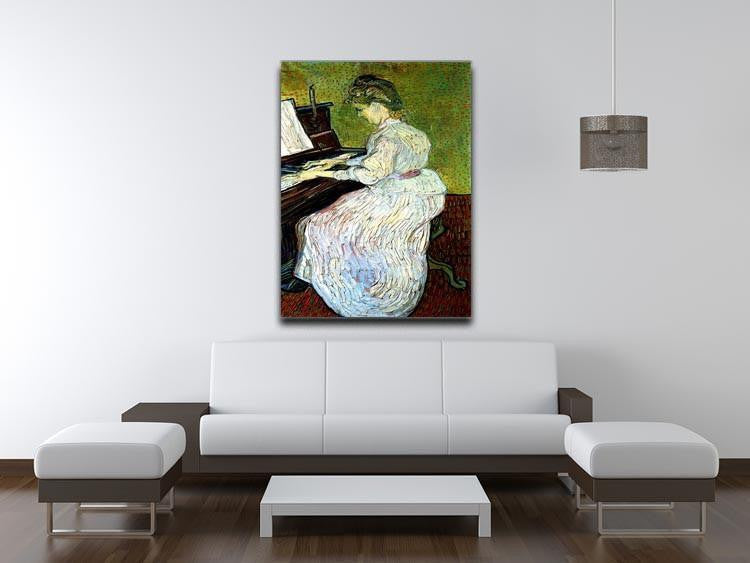 Marguerite Gachet at the Piano by Van Gogh Canvas Print & Poster - Canvas Art Rocks - 4