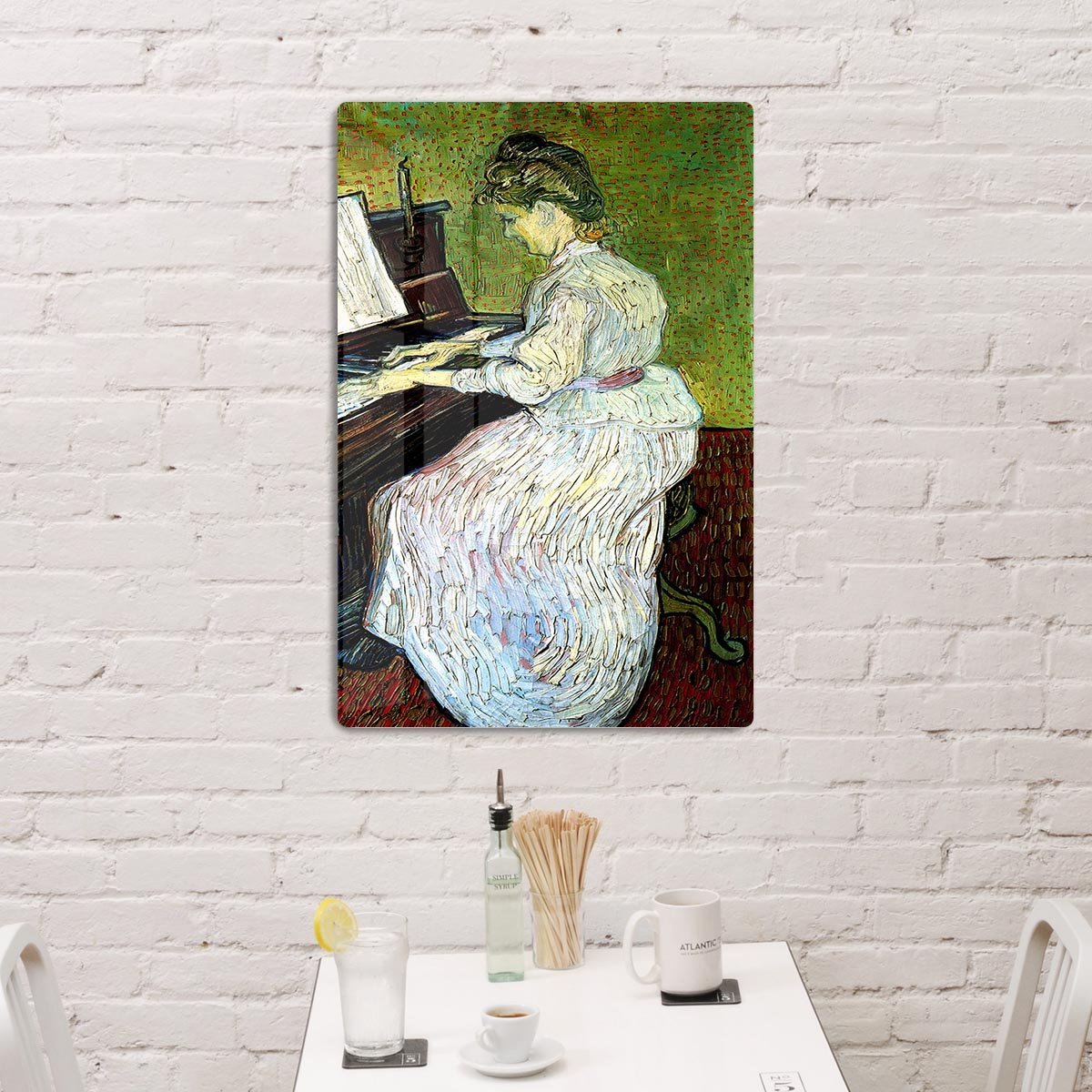 Marguerite Gachet at the Piano by Van Gogh HD Metal Print