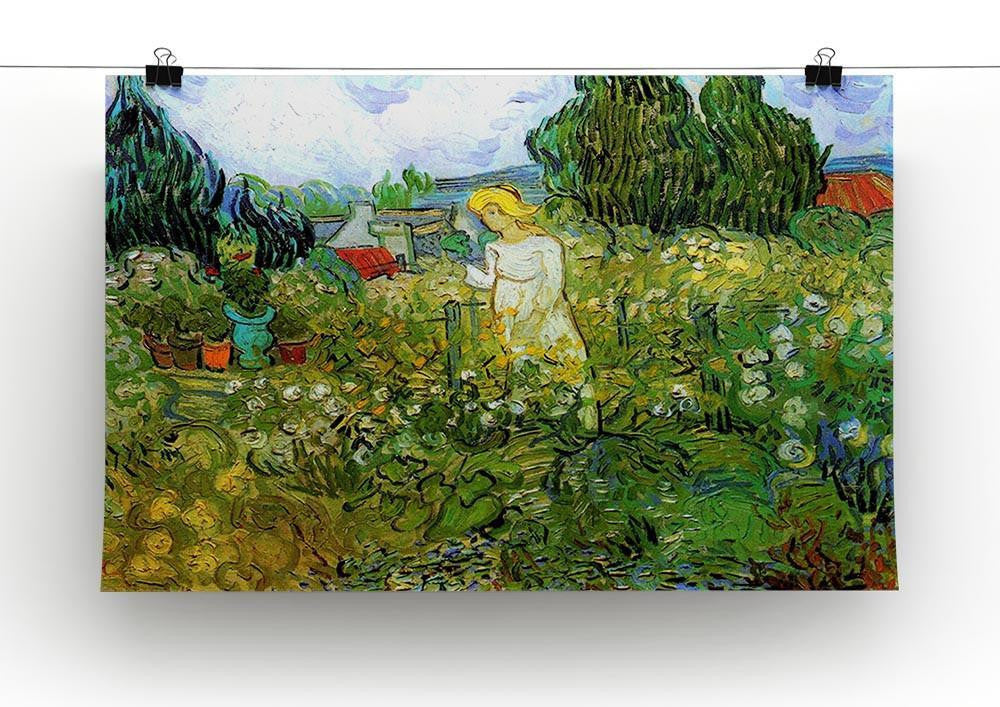 Marguerite Gachet in the Garden by Van Gogh Canvas Print & Poster - Canvas Art Rocks - 2