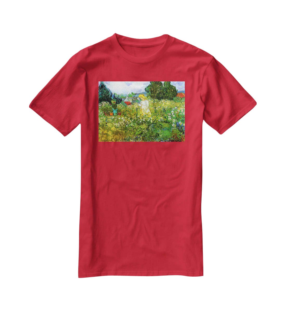 Marguerite Gachet in the Garden by Van Gogh T-Shirt - Canvas Art Rocks - 4