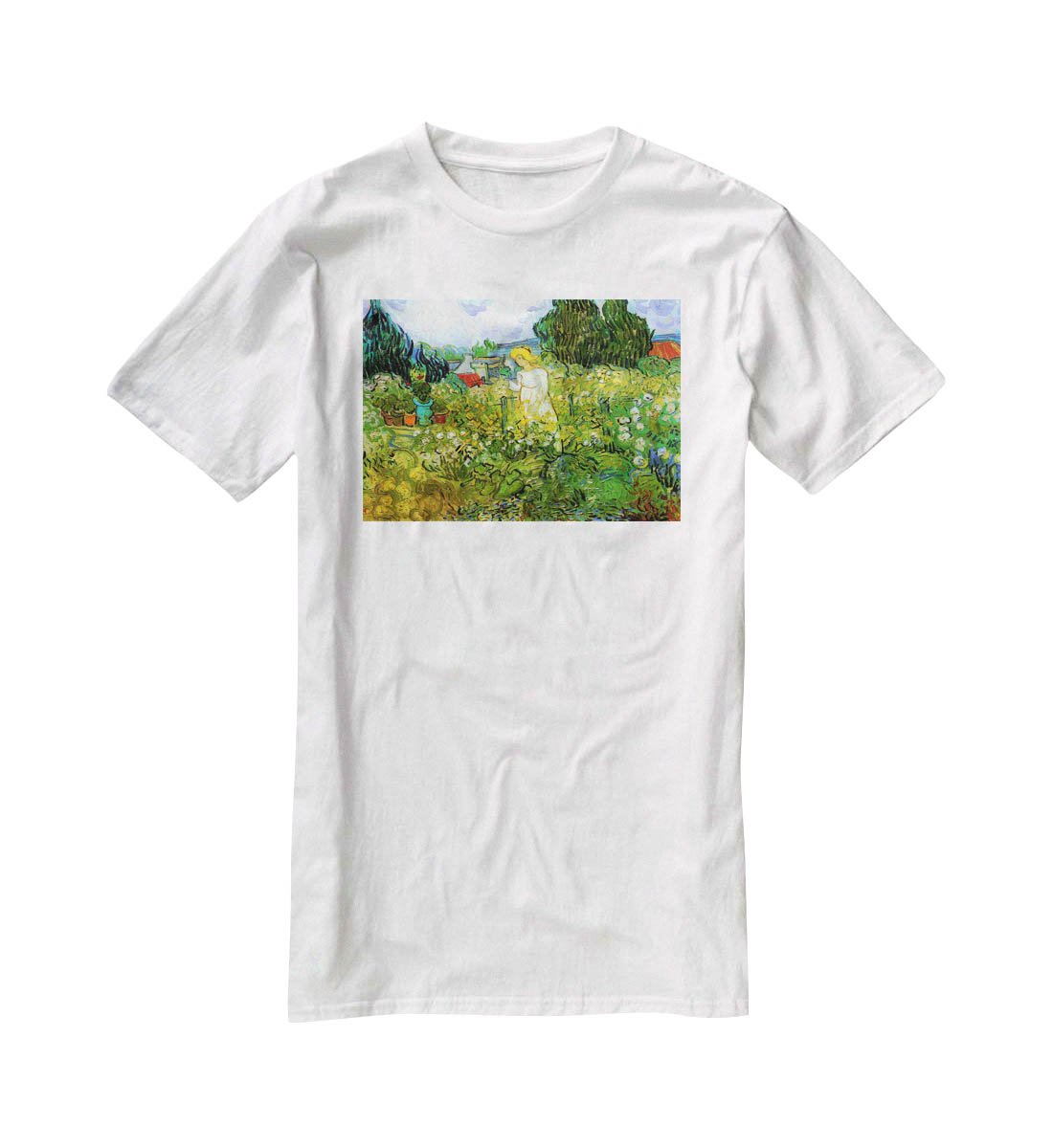 Marguerite Gachet in the Garden by Van Gogh T-Shirt - Canvas Art Rocks - 5