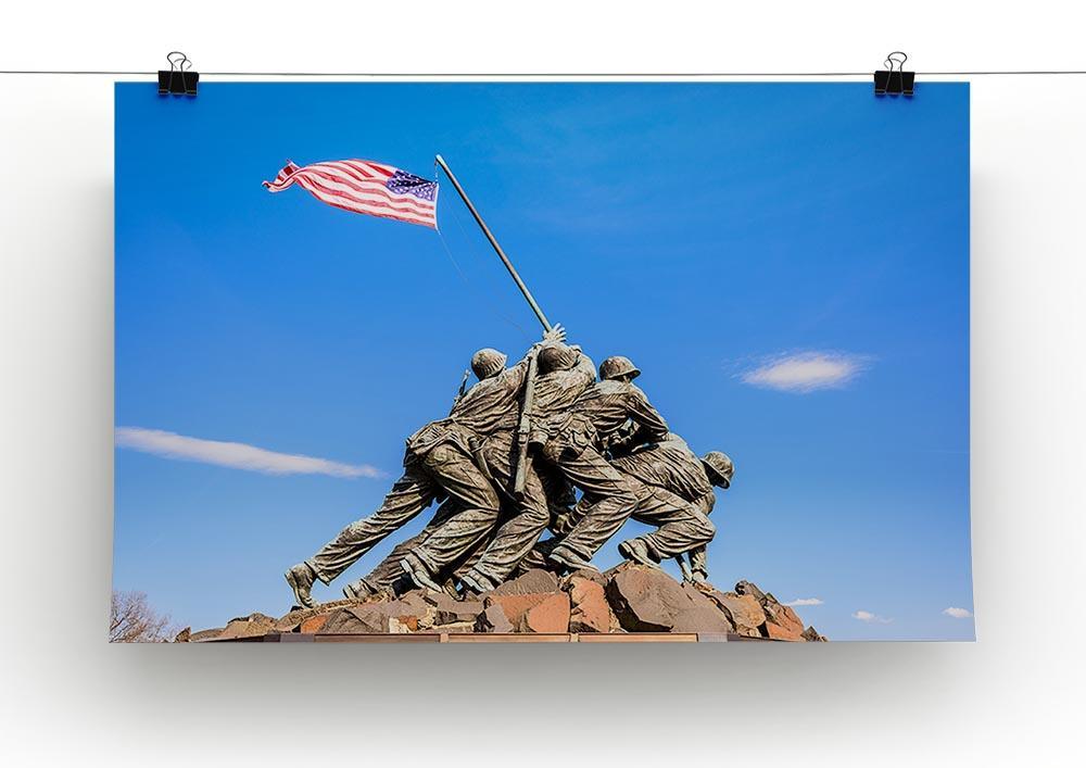 Marine Corps War Memorial at dawn Canvas Print or Poster - Canvas Art Rocks - 2