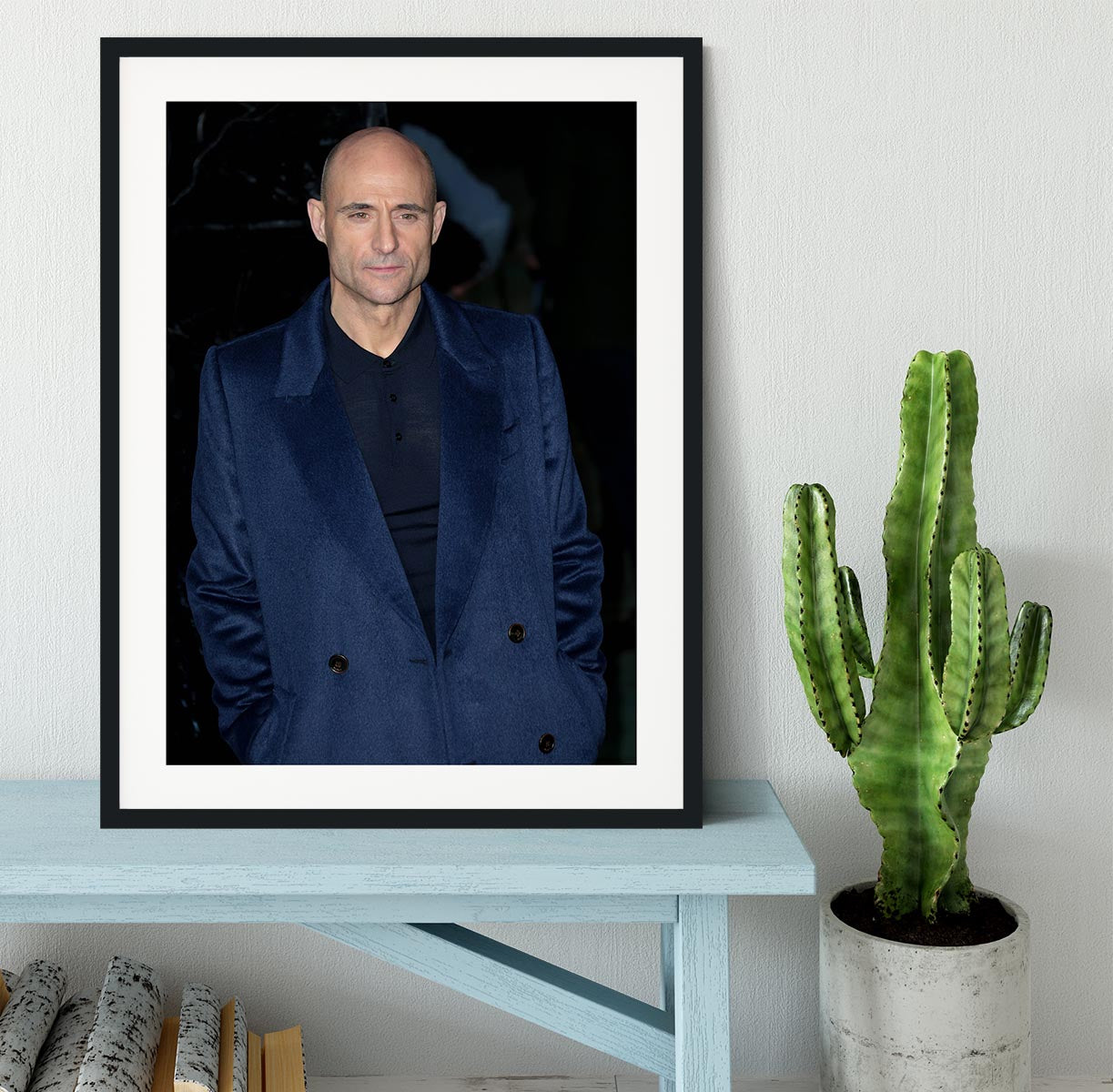 Mark Strong Framed Print - Canvas Art Rocks - 1