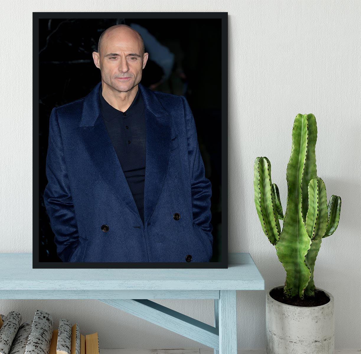 Mark Strong Framed Print - Canvas Art Rocks - 2