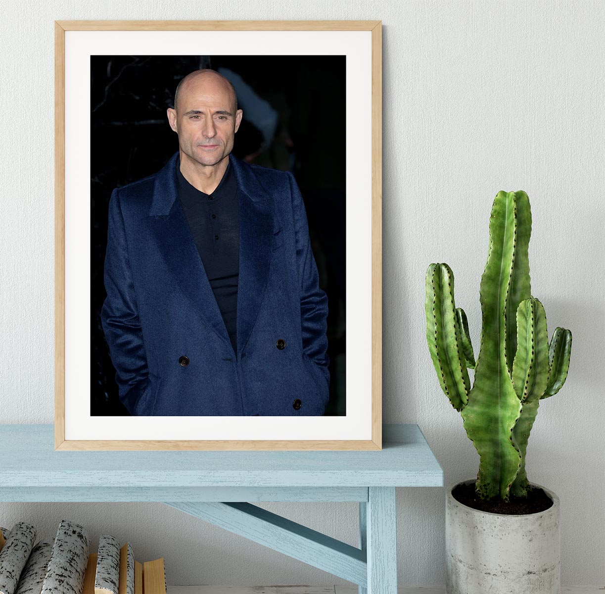 Mark Strong Framed Print - Canvas Art Rocks - 3