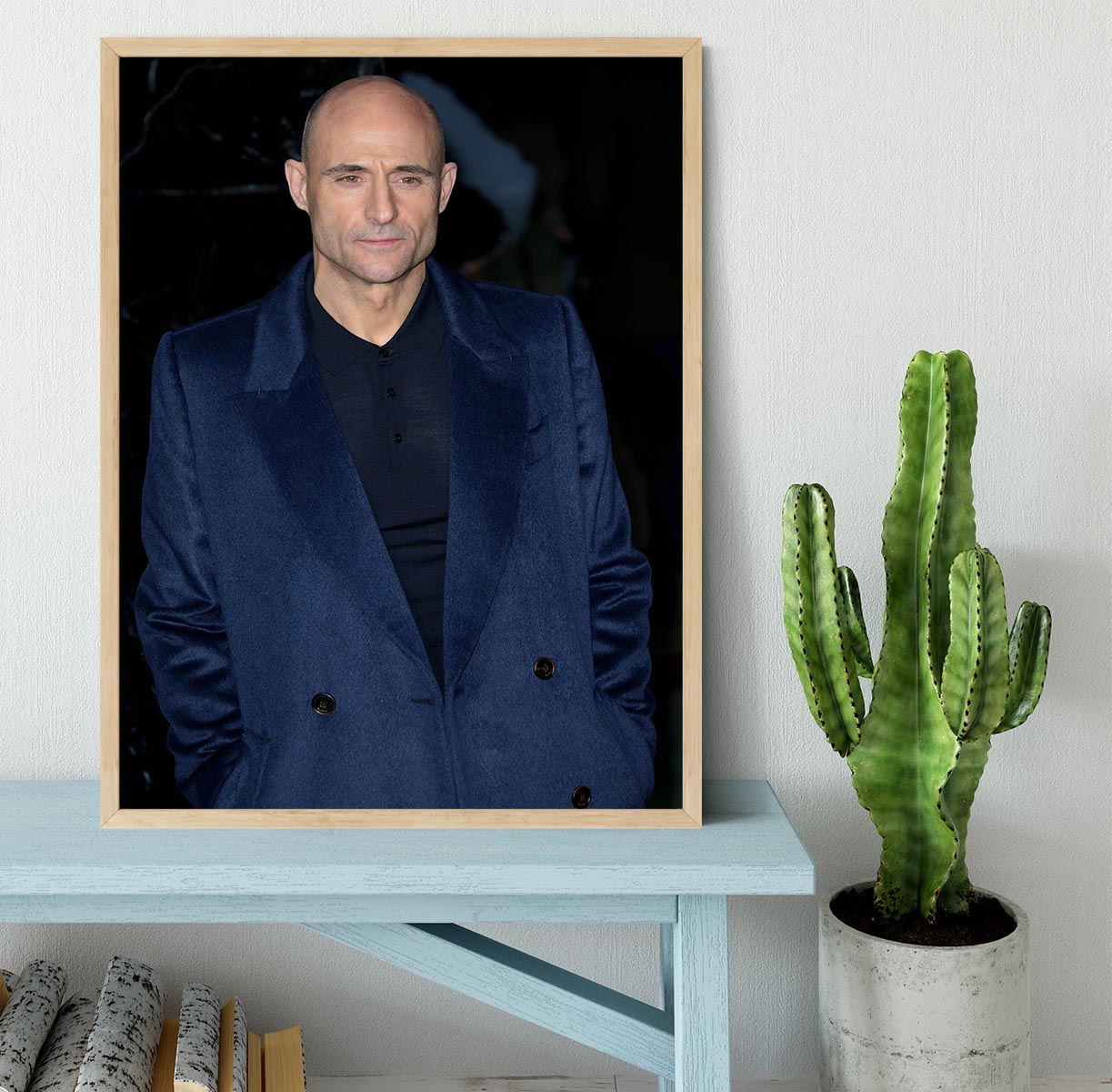 Mark Strong Framed Print - Canvas Art Rocks - 4