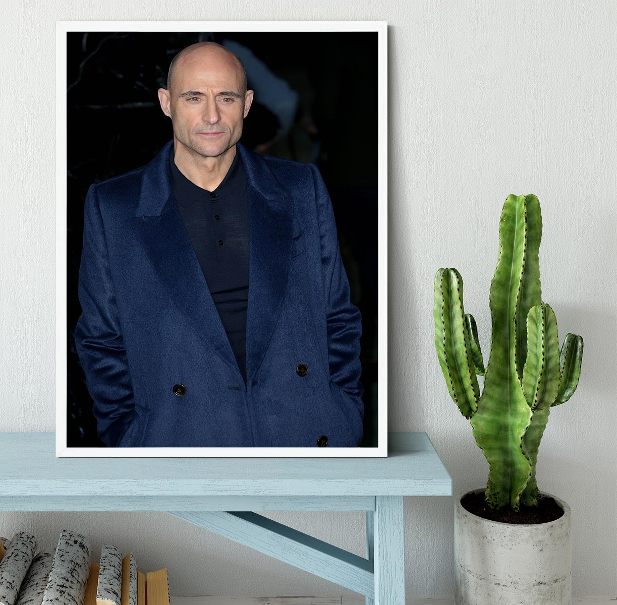 Mark Strong Framed Print - Canvas Art Rocks -6