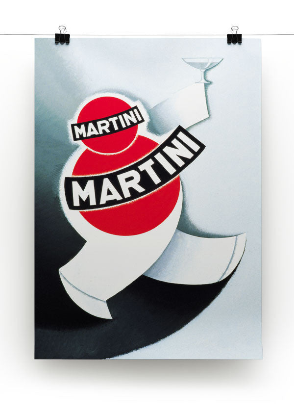 Martini Vintage Print - Canvas Art Rocks - 2