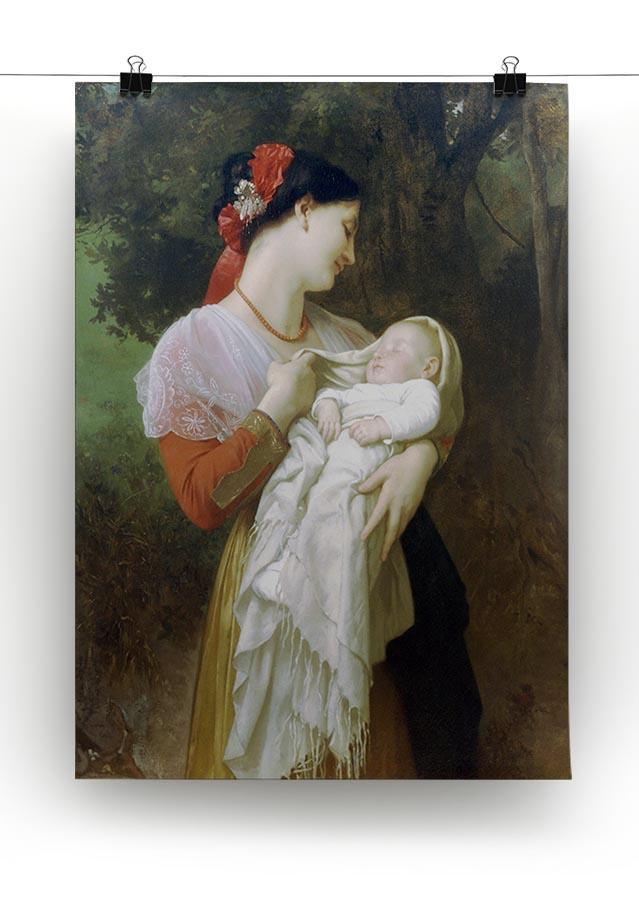 Maternal Admiration By Bouguereau Canvas Print or Poster - Canvas Art Rocks - 2
