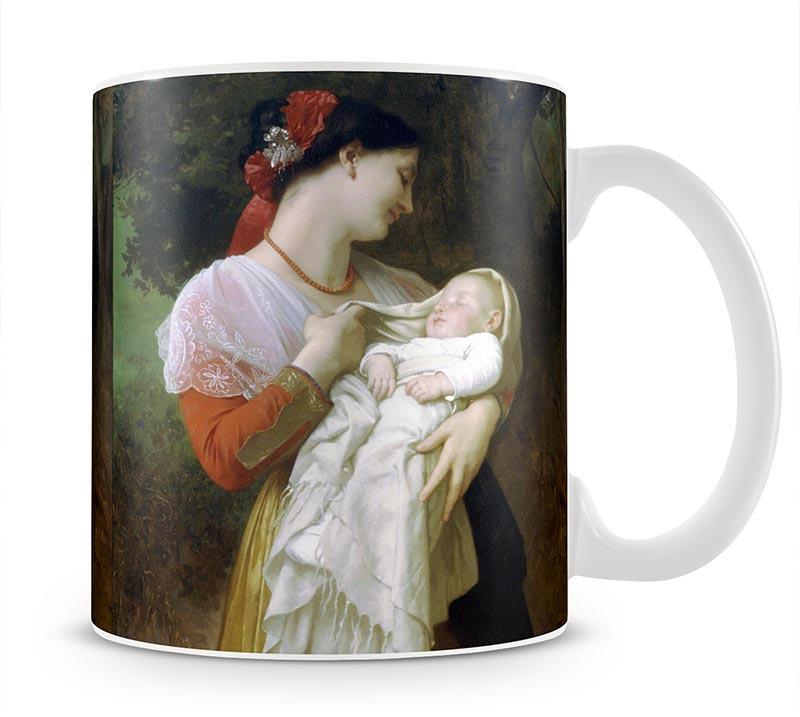 Maternal Admiration By Bouguereau Mug - Canvas Art Rocks - 1