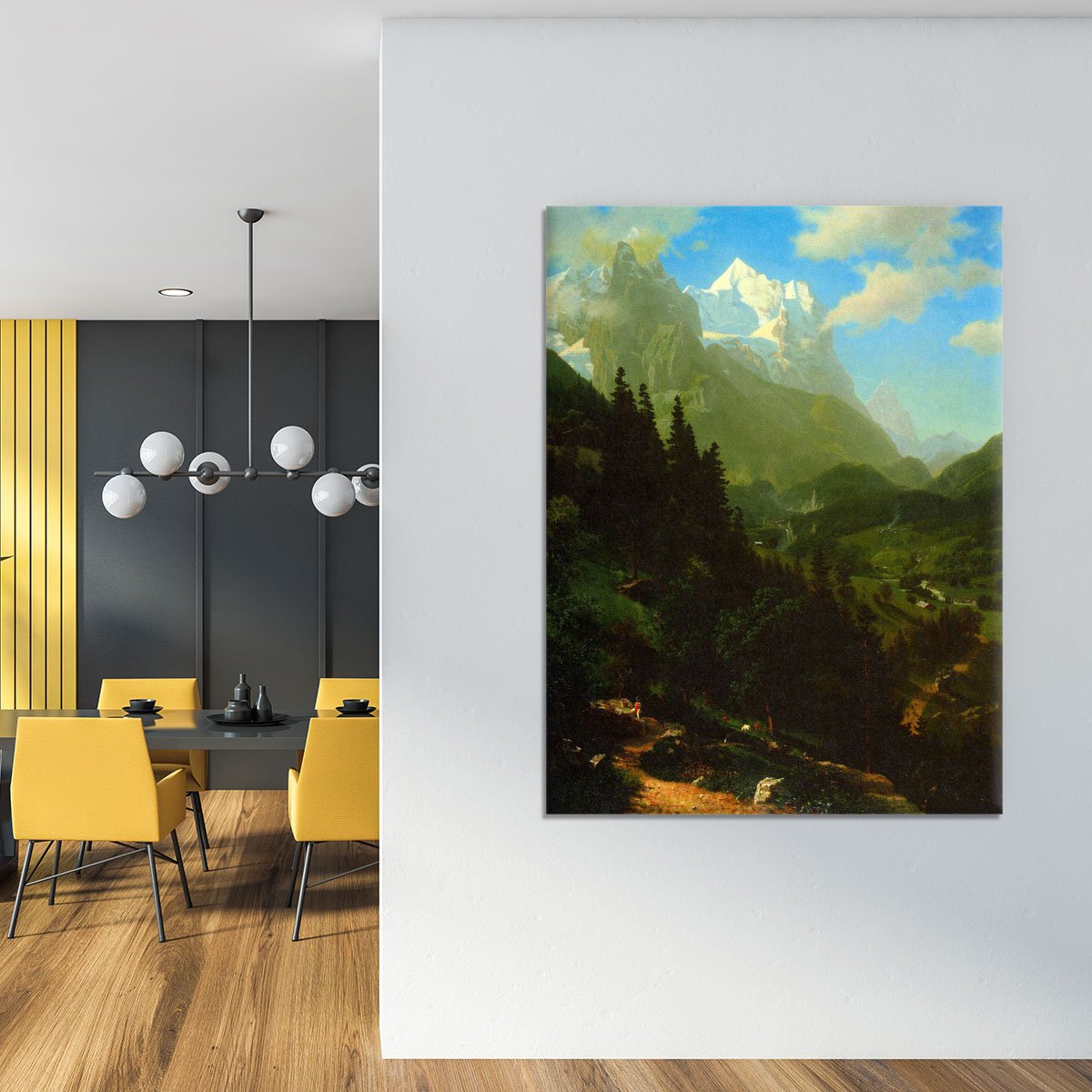 Matterhorn by Bierstadt Canvas Print or Poster