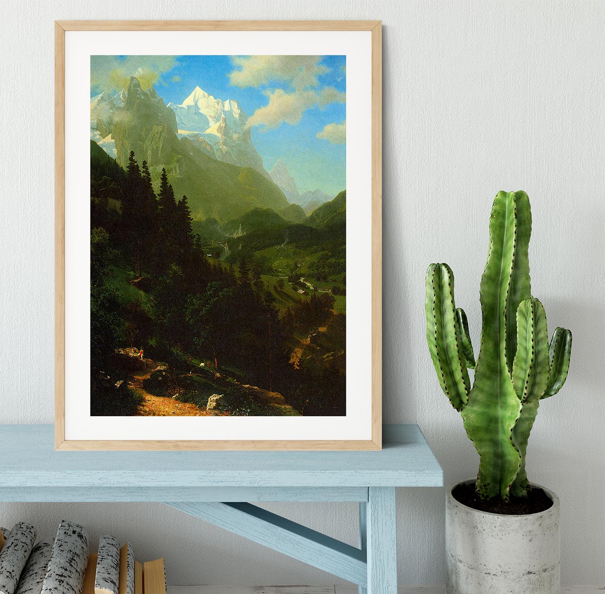 Matterhorn by Bierstadt Framed Print - Canvas Art Rocks - 3