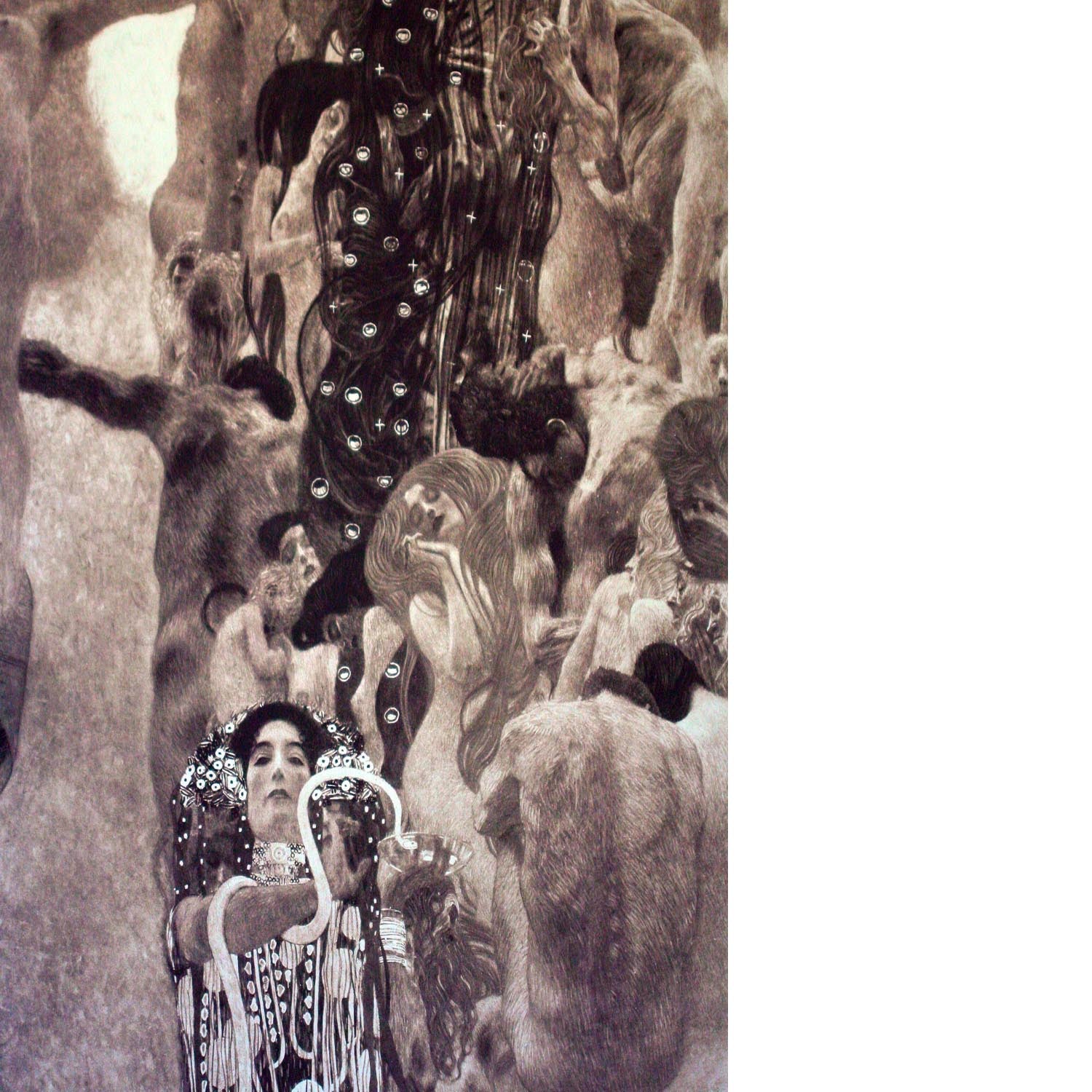 Medicine by Klimt Floating Framed Canvas