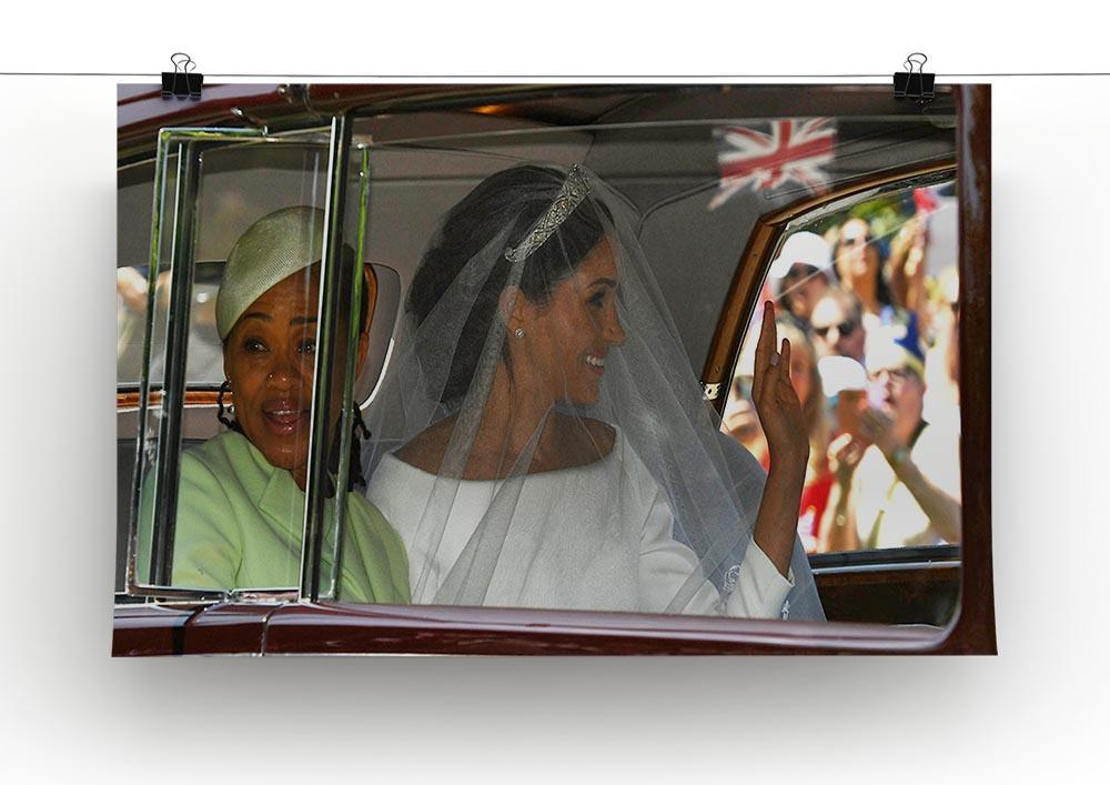Meghan Markle and her mother arrive at the wedding Canvas Print or Poster - Canvas Art Rocks - 2
