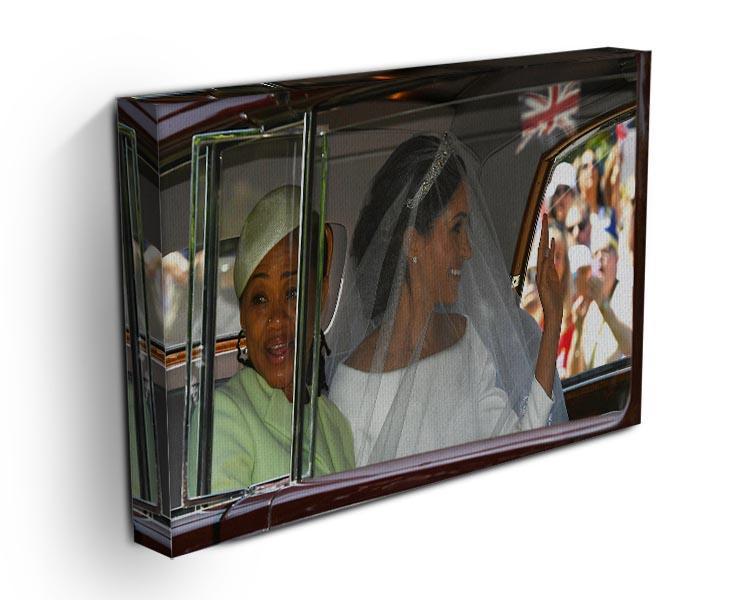 Meghan Markle and her mother arrive at the wedding Canvas Print or Poster - Canvas Art Rocks - 3