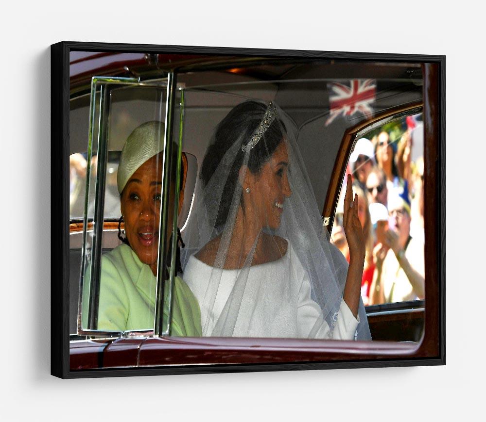 Meghan Markle and her mother arrive at the wedding HD Metal Print