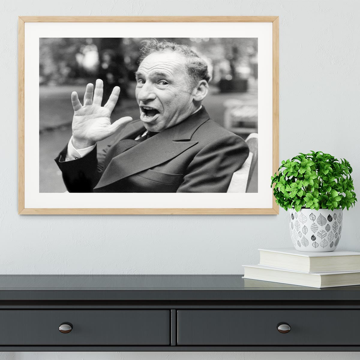 Mel Brooks Framed Print - Canvas Art Rocks - 3