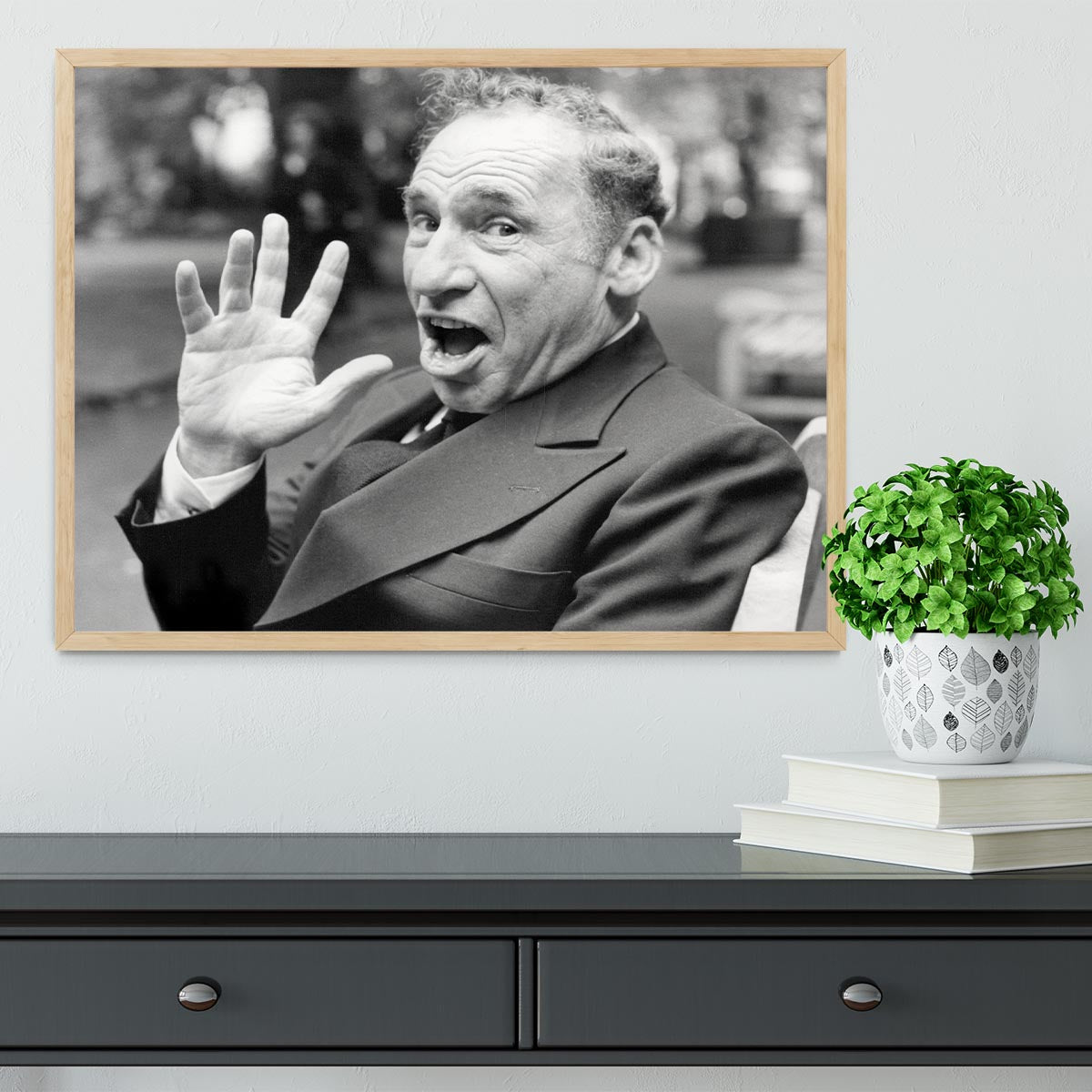 Mel Brooks Framed Print - Canvas Art Rocks - 4