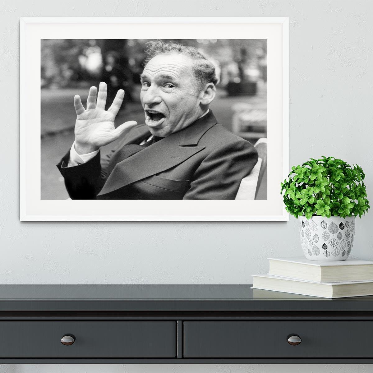 Mel Brooks Framed Print - Canvas Art Rocks - 5