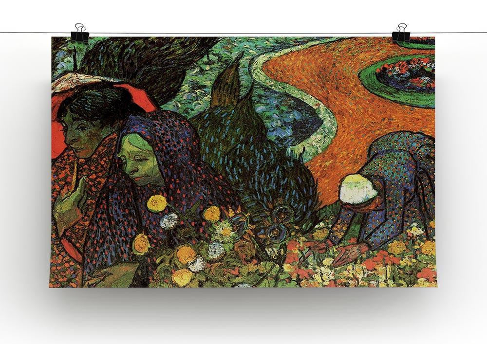 Memory of the Garden at Etten by Van Gogh Canvas Print & Poster - Canvas Art Rocks - 2