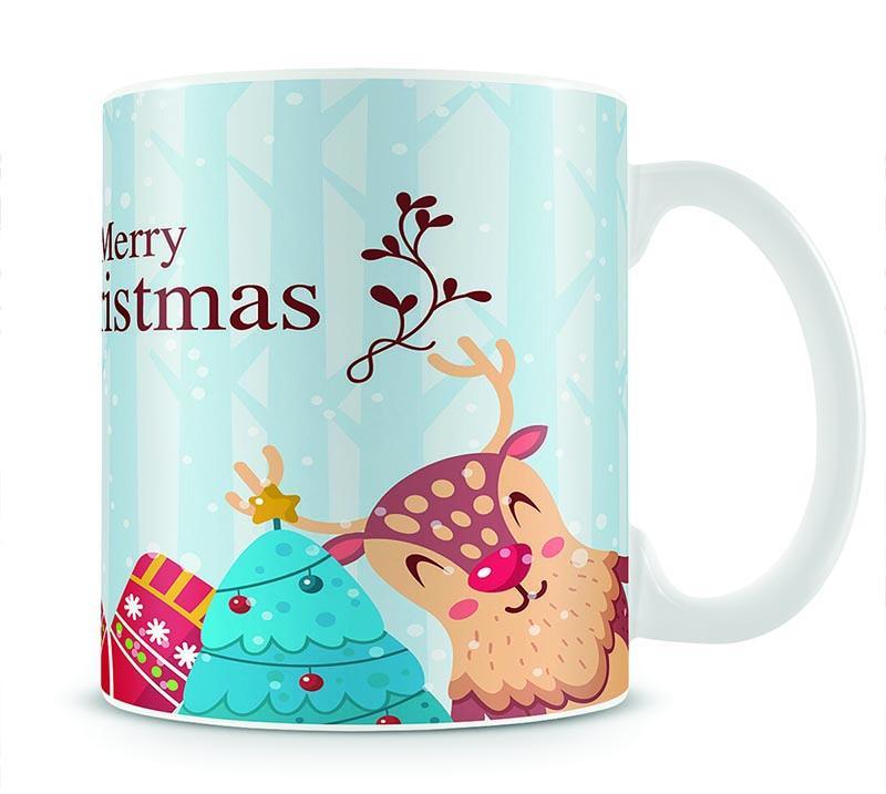 Merry Christmas Animals Mug - Canvas Art Rocks - 1