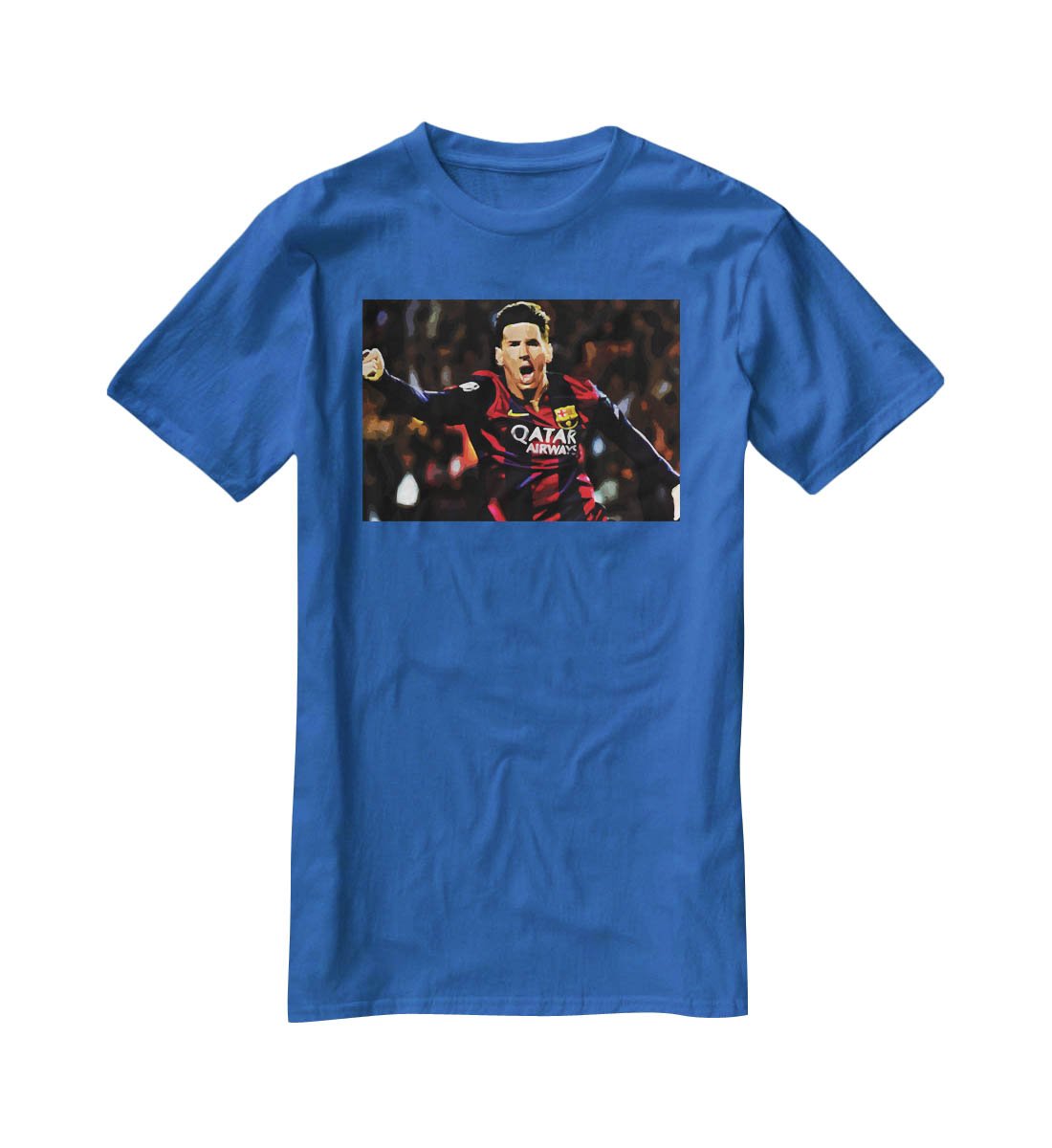 Messi Goal Celebration T-Shirt - Canvas Art Rocks - 2