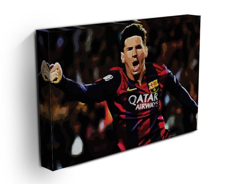 Messi Goal Celebration Canvas Print or Poster - Canvas Art Rocks - 3