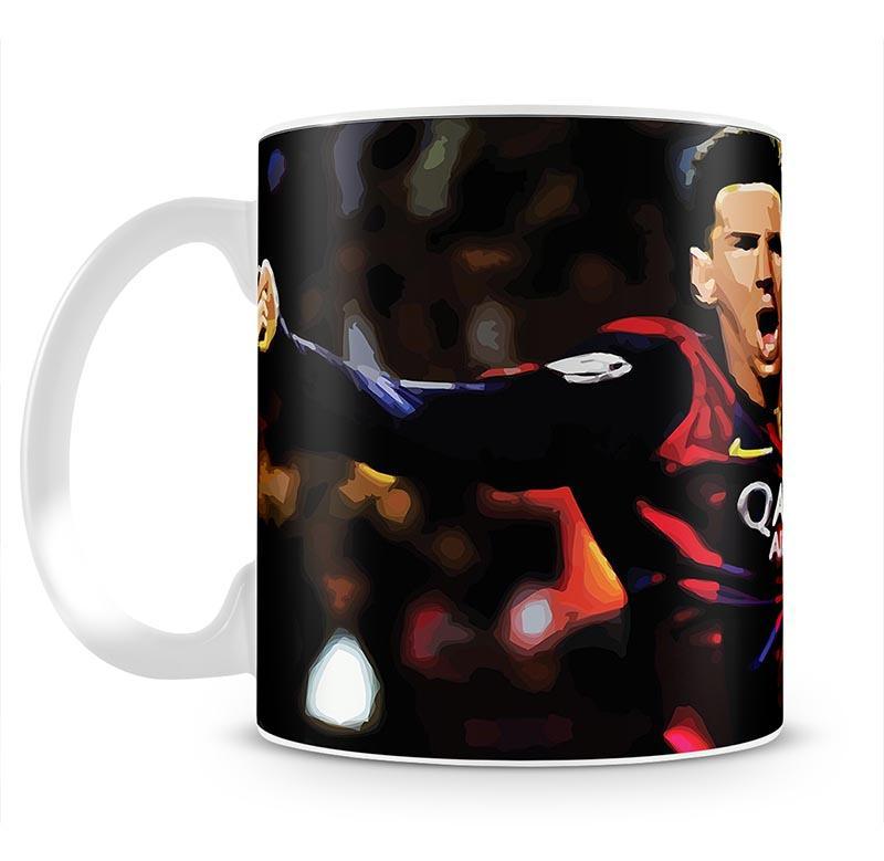 Messi Goal Celebration Mug - Canvas Art Rocks - 2