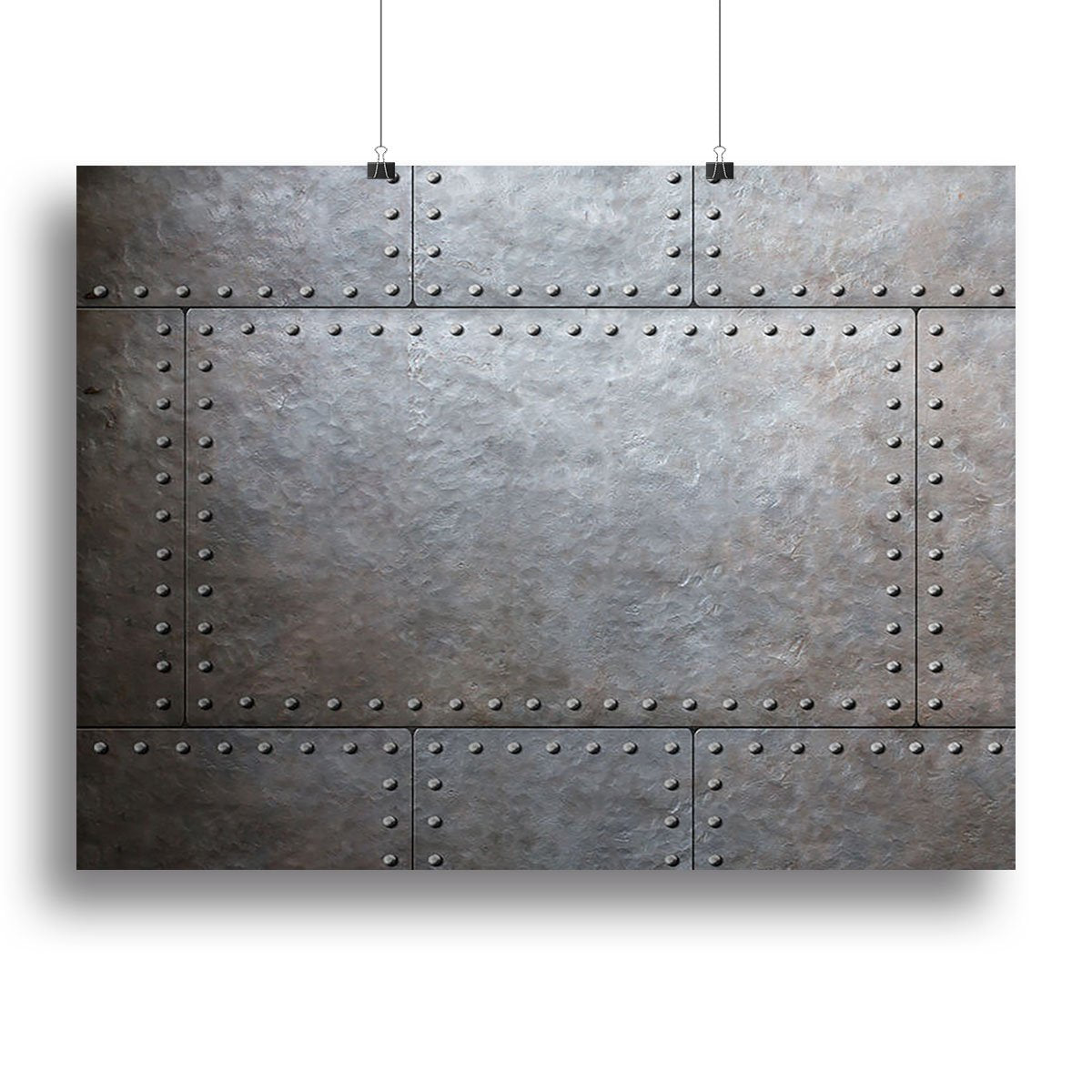 Metal armor plates Canvas Print or Poster