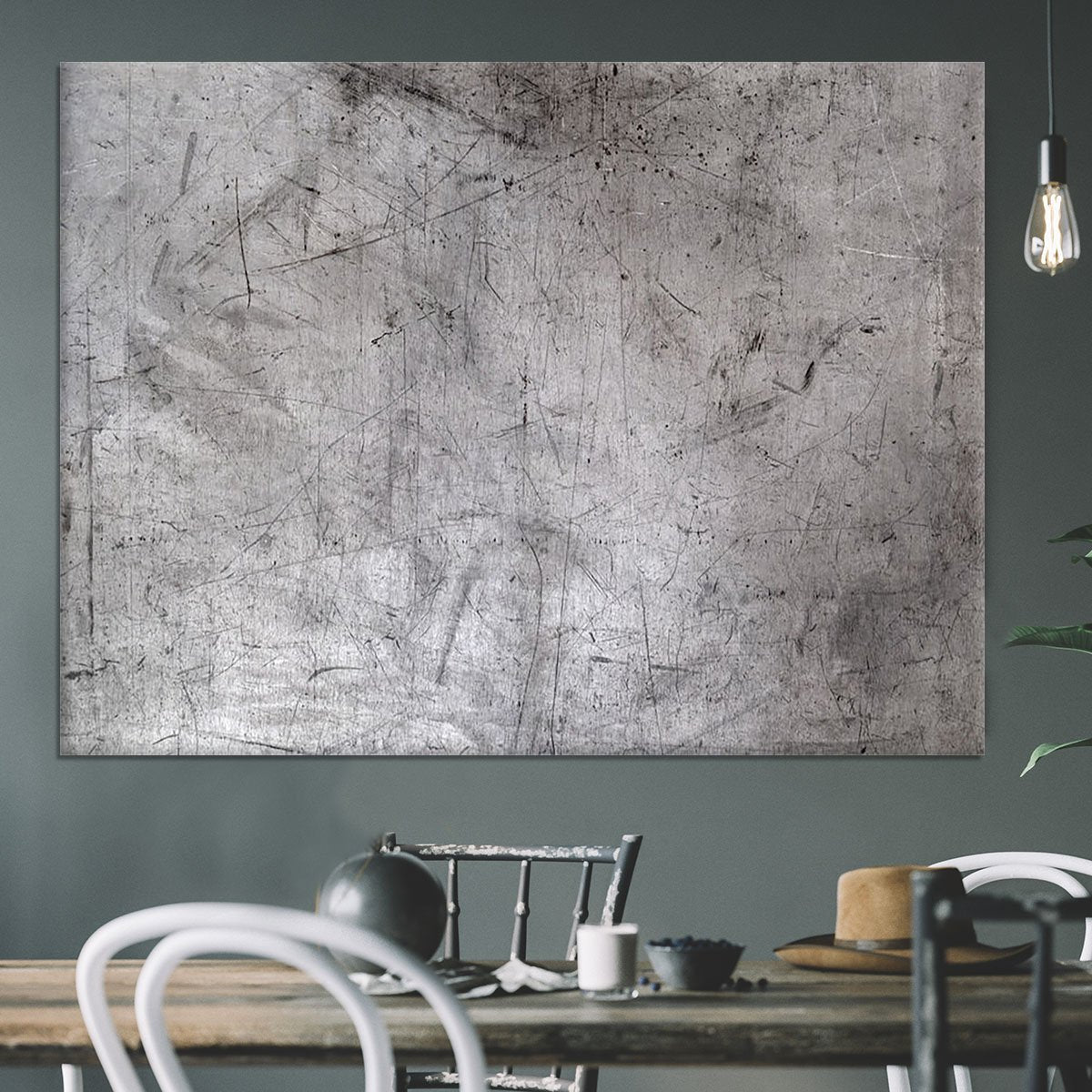Metal texture Canvas Print or Poster