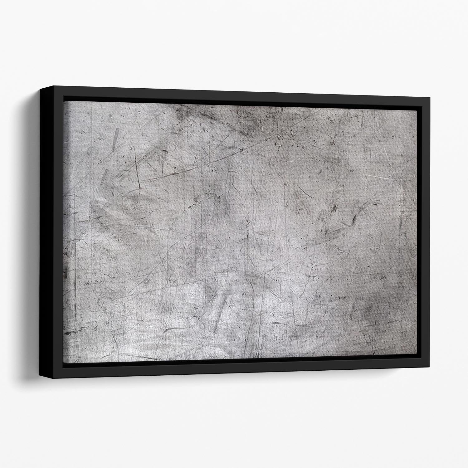 Metal texture Floating Framed Canvas - Canvas Art Rocks - 1