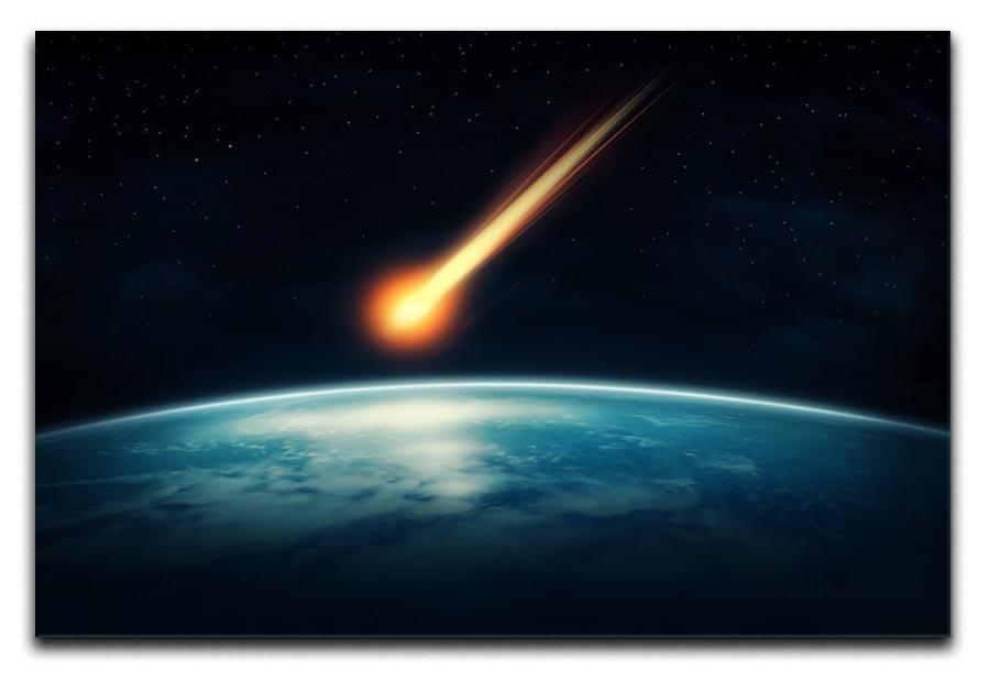 Meteor flying to the earth Canvas Print or Poster  - Canvas Art Rocks - 1