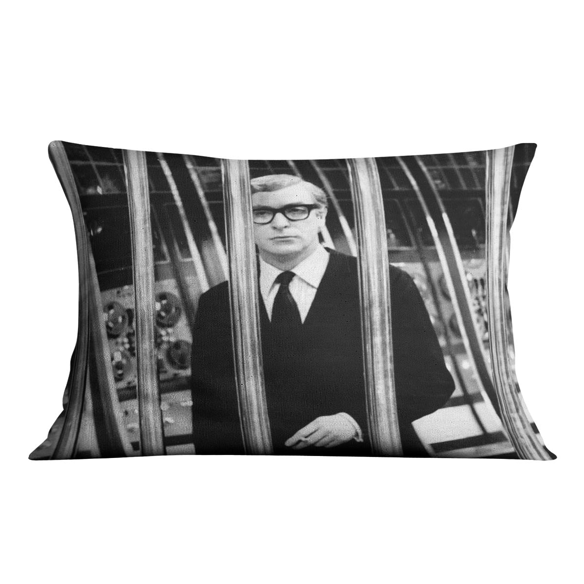 Michael Caine 1967 Cushion - Canvas Art Rocks - 4