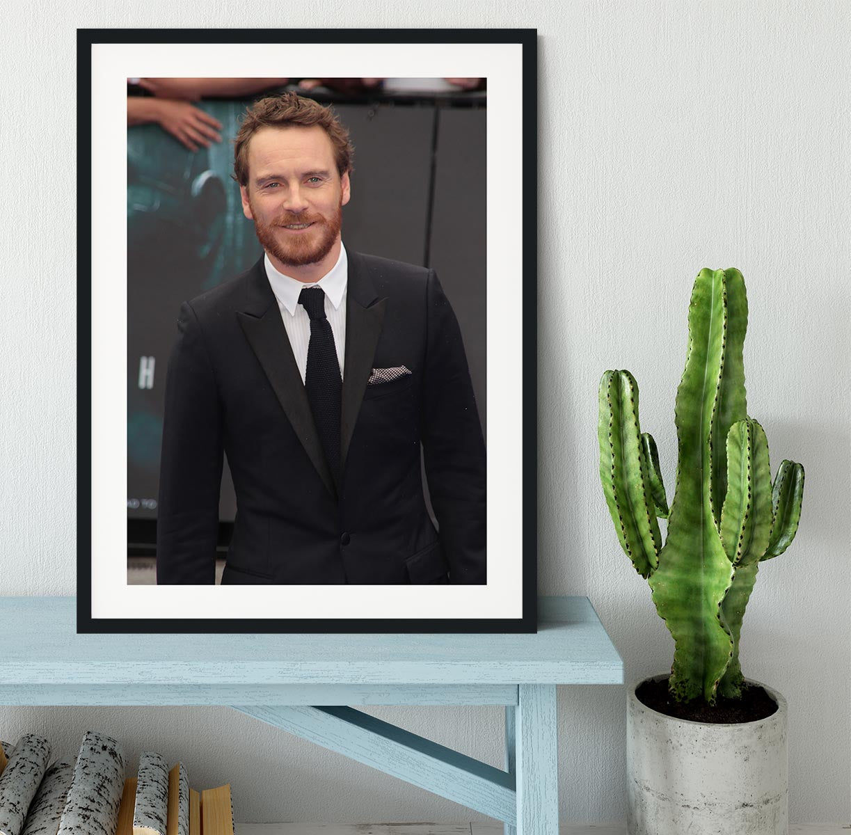 Michael Fassbender Framed Print - Canvas Art Rocks - 1