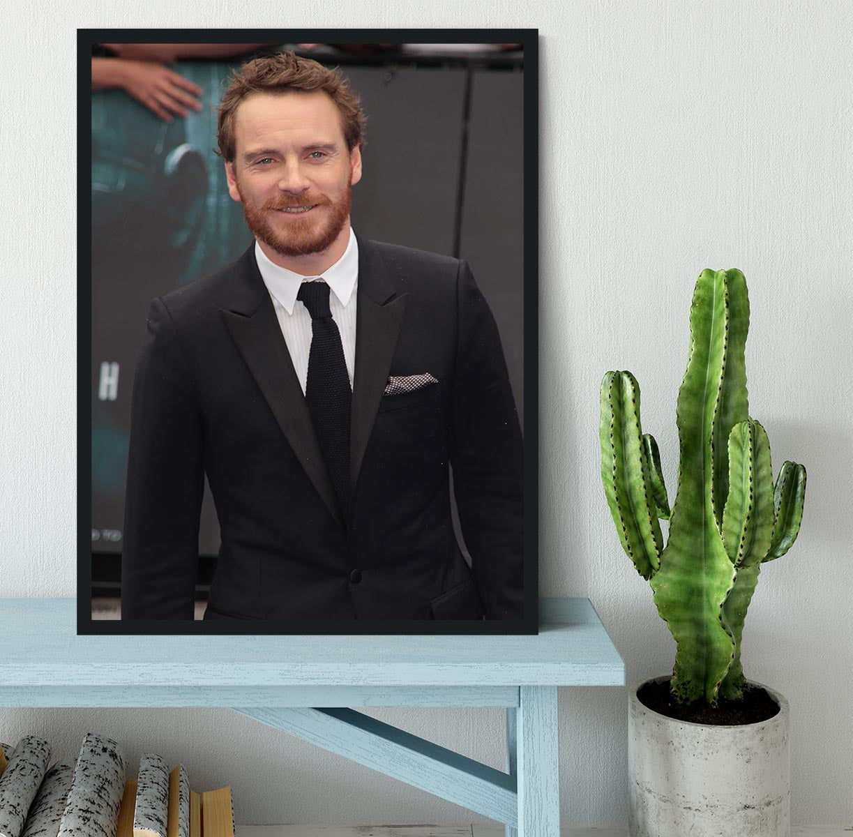 Michael Fassbender Framed Print - Canvas Art Rocks - 2