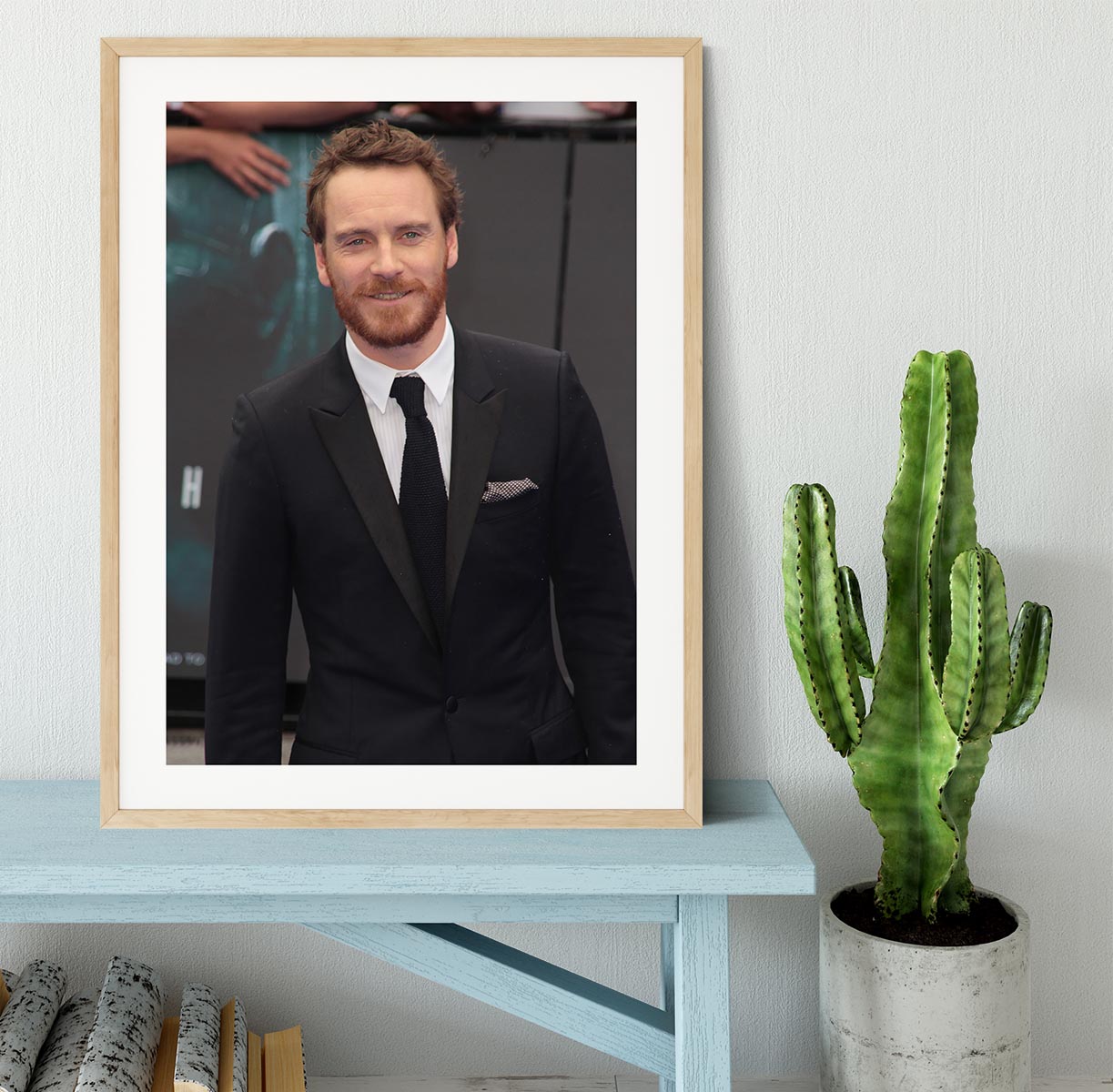 Michael Fassbender Framed Print - Canvas Art Rocks - 3