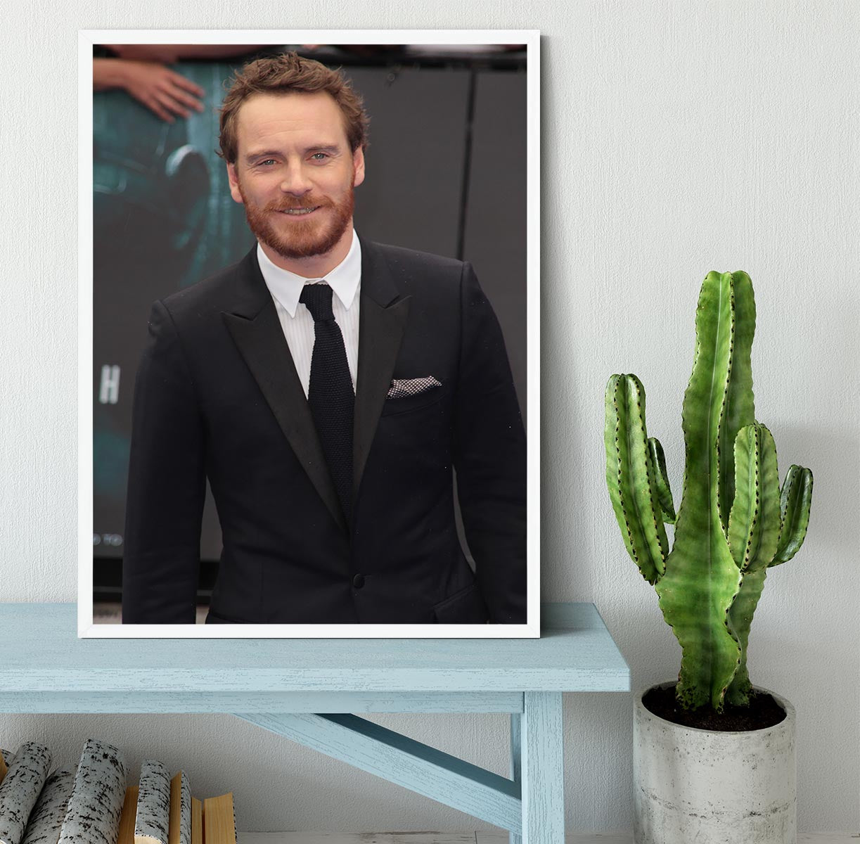 Michael Fassbender Framed Print - Canvas Art Rocks -6