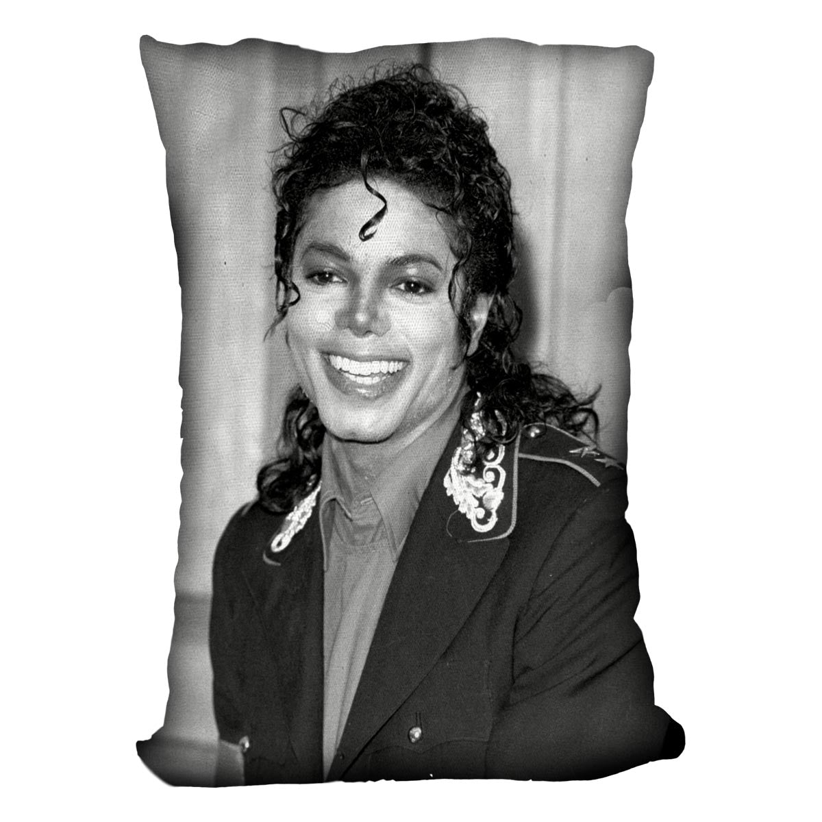 Michael Jackson smiles Cushion