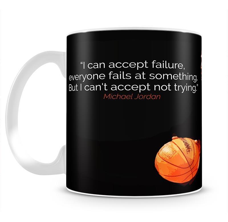 Michael Jordan Accept failure Mug - Canvas Art Rocks - 2