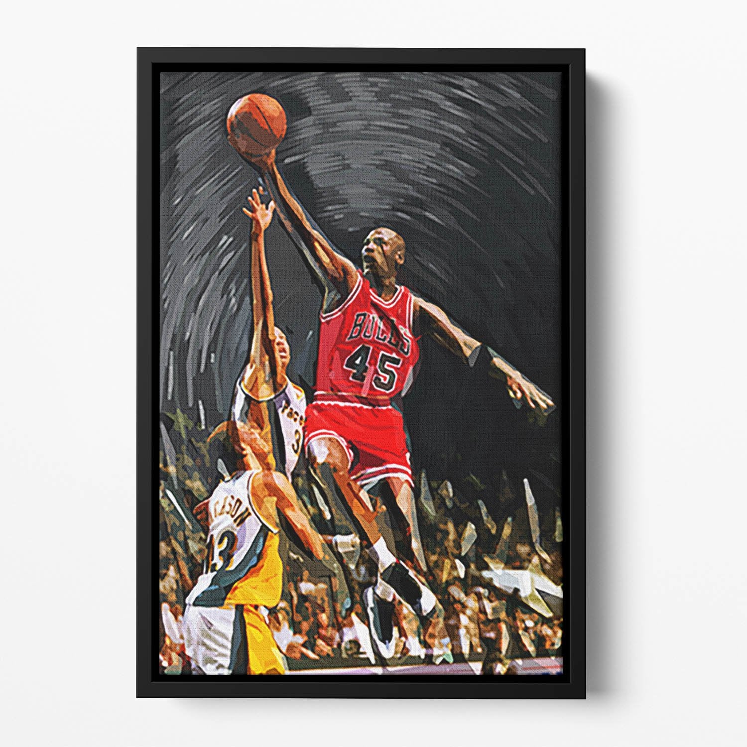 Michael Jordan Floating Framed Canvas