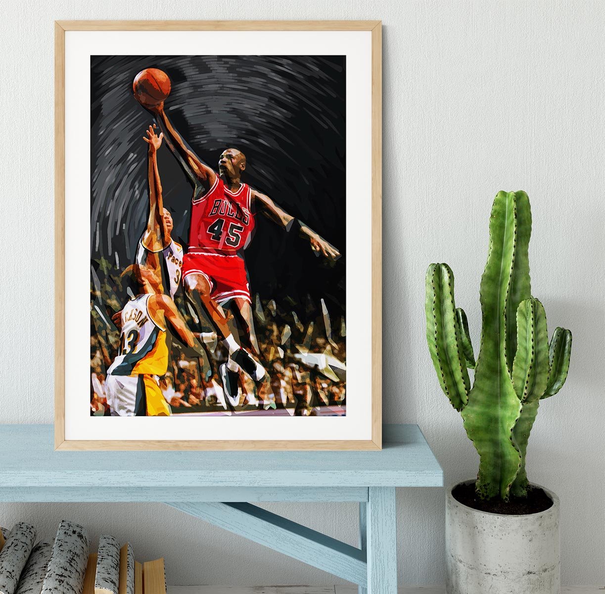Michael Jordan Framed Print - Canvas Art Rocks - 3
