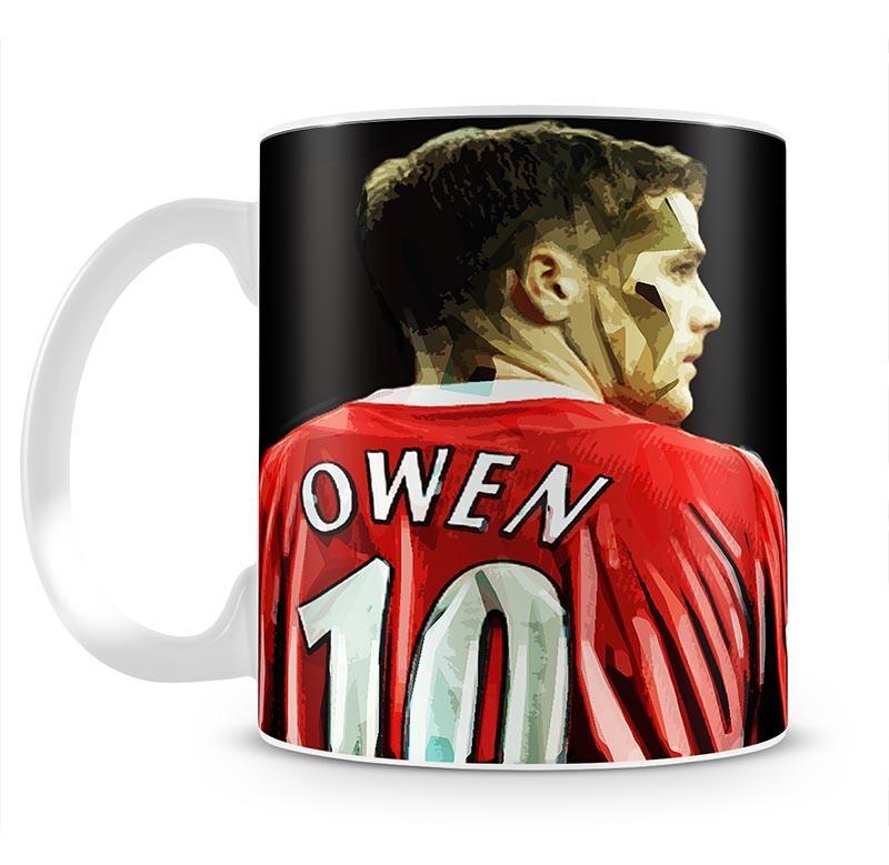 Michael Owen Liverpool Back Mug - Canvas Art Rocks - 2