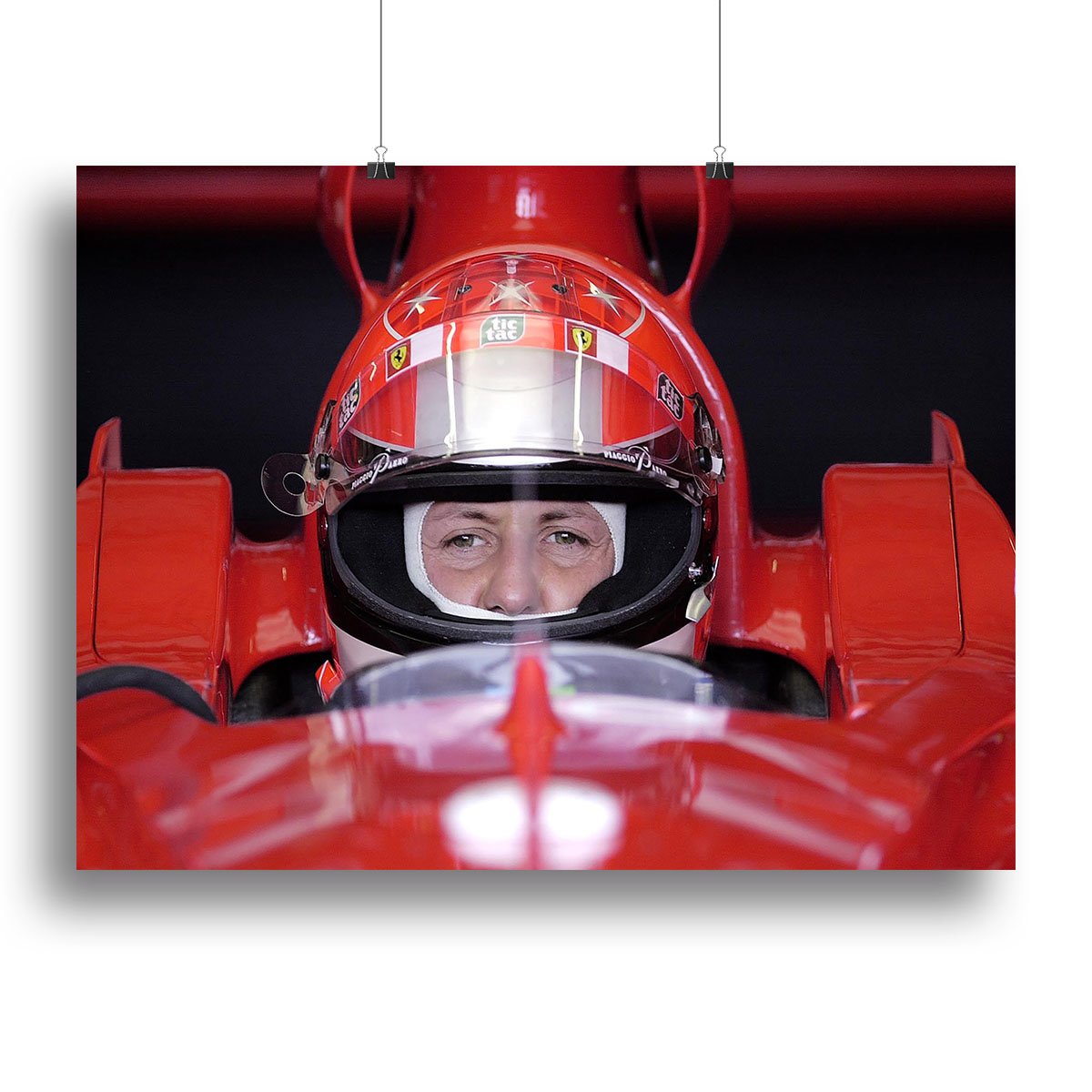 Michael Schumacher 2001 Canvas Print or Poster