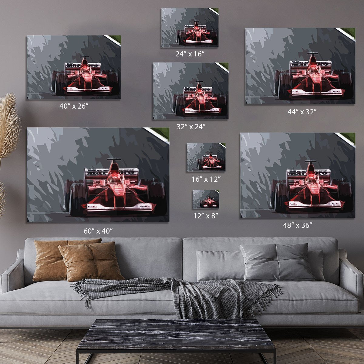 Michael Schumacher Formula 1 Canvas Print or Poster