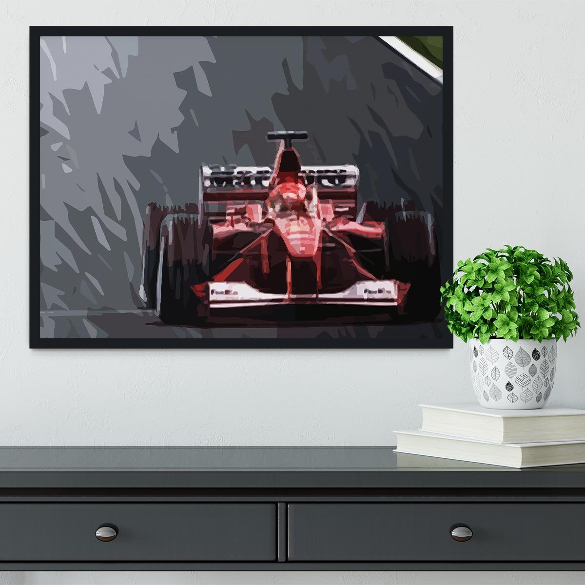 Michael Schumacher Formula 1 Framed Print - Canvas Art Rocks - 2