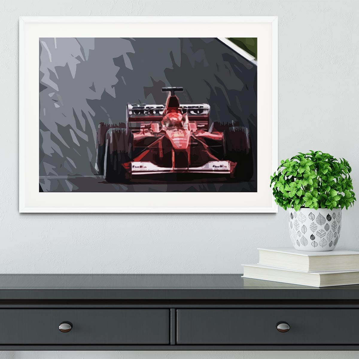 Michael Schumacher Formula 1 Framed Print - Canvas Art Rocks - 5