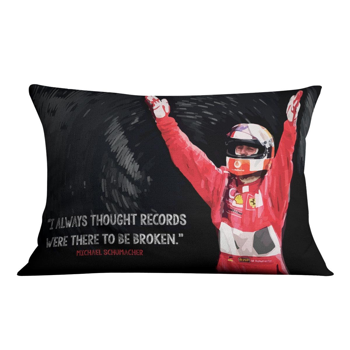 Michael Schumacher Records Cushion