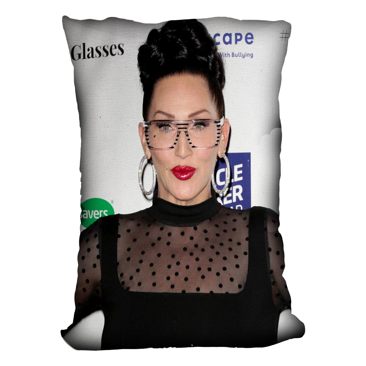 Michelle Visage Cushion - Canvas Art Rocks - 4