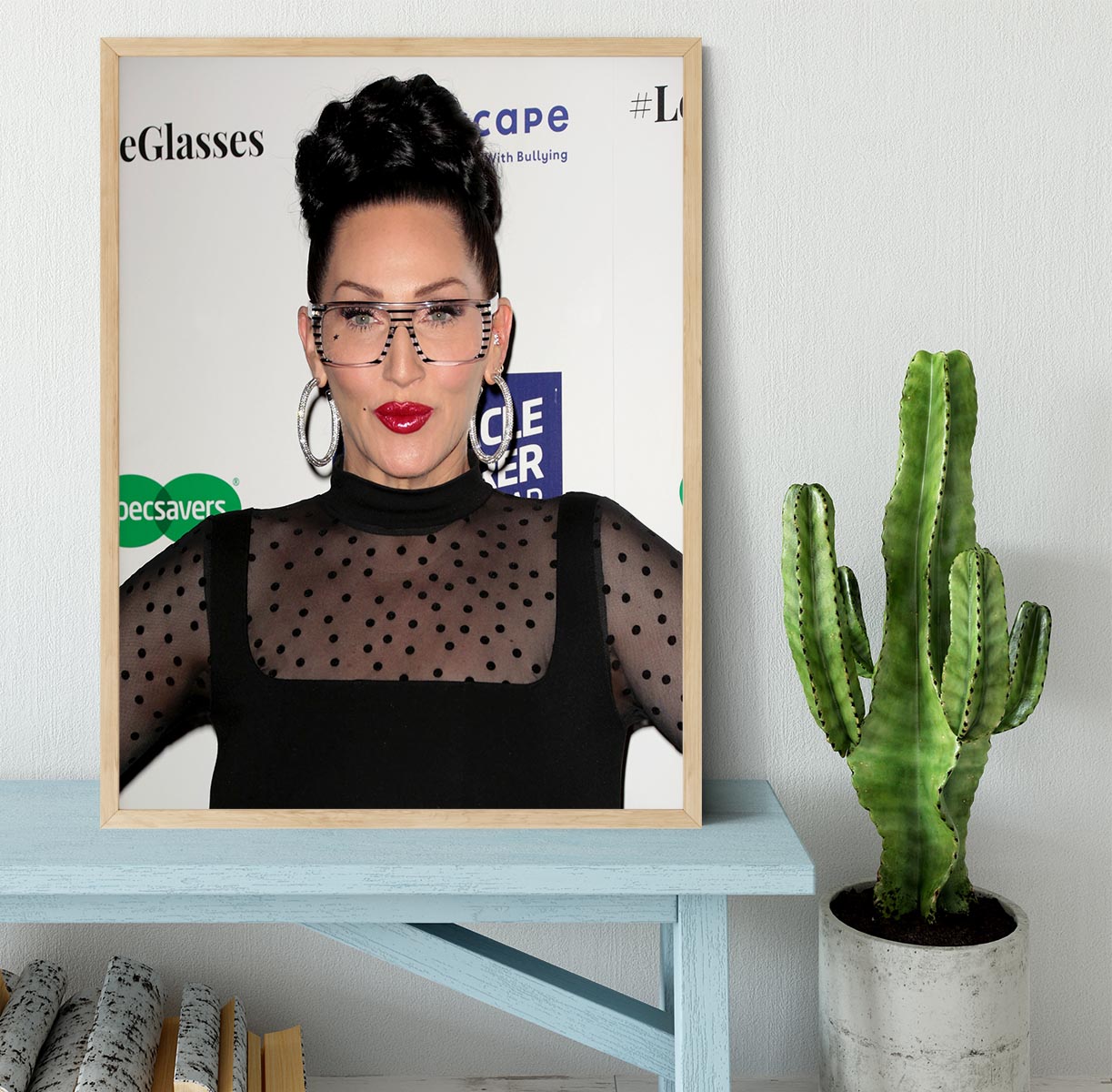 Michelle Visage Framed Print - Canvas Art Rocks - 4